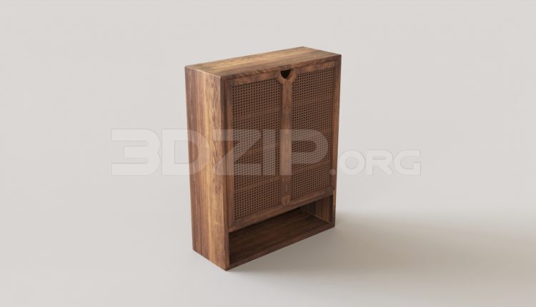 6932. Free 3Ds Max Wardrobe Model Download