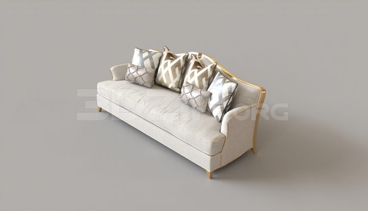 6968. Free 3Ds Max Sofa Model Download