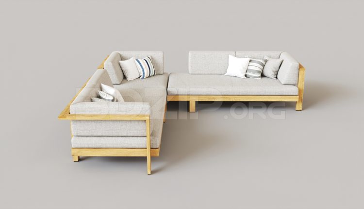 7009. Free 3Ds Max Sofa Model Download