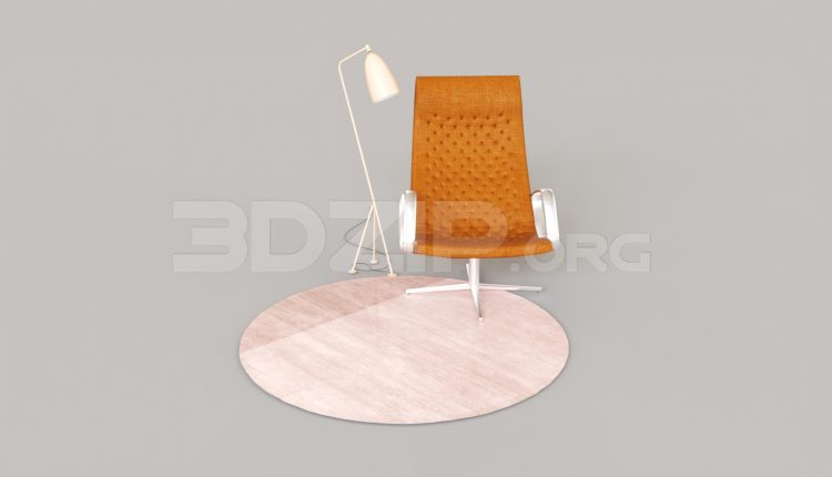 7033. Free 3Ds Max Chair Model Download