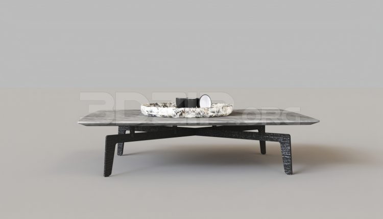 7047. Free 3Ds Max Tea Table Model Download
