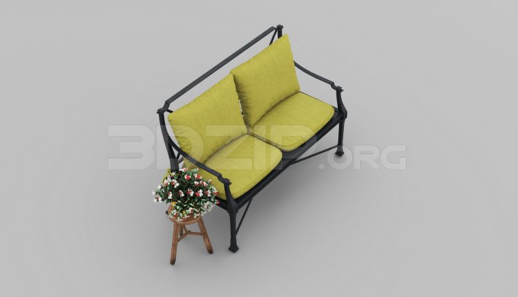 7061. Free 3Ds Max Bench Model Download