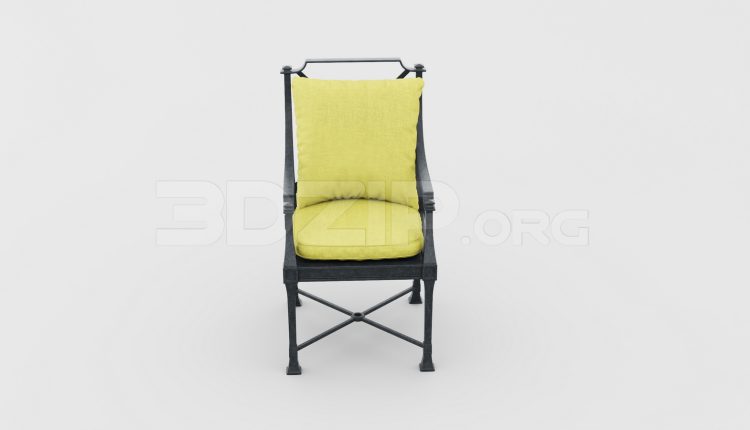 7064. Free 3Ds Max Armchair Model Download (2)