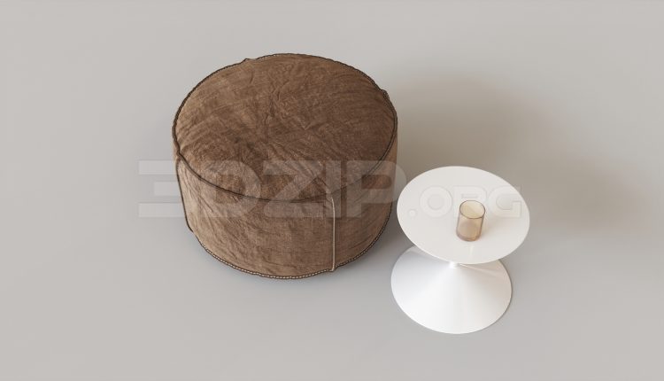 7106. Free 3Ds Max Stool Model Download