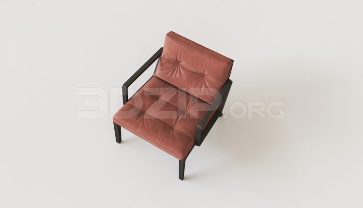 7122. Free 3Ds Max Armchair Model Download