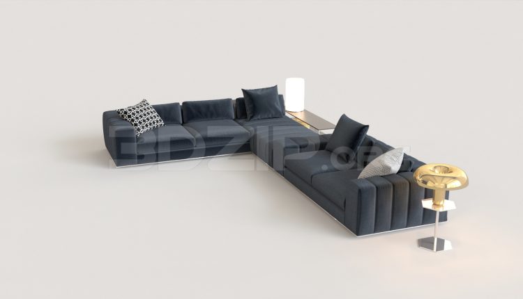 7128. Free 3Ds Max Sofa Model Download