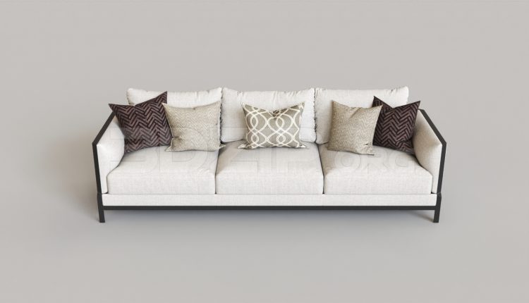 7132. Free 3Ds Max Sofa Model Download