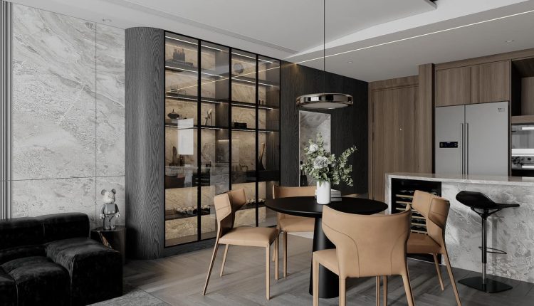13538. 3Ds Max Living Room Interior Model Download by Trung Hau Tran