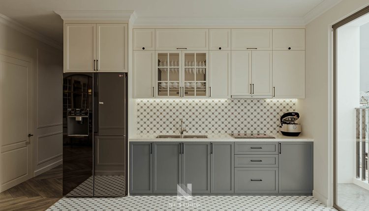 13540. 3Ds Max Living Room – Kitchen Interior Model Download by NT Studio