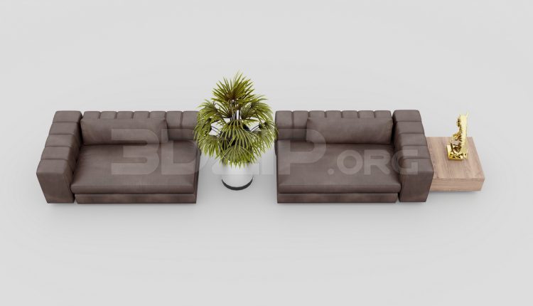 7169. Free 3Ds Max Sofa Model Download