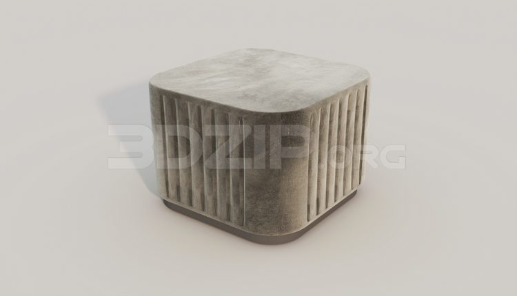 7196. Free 3Ds Max Stool Model Download