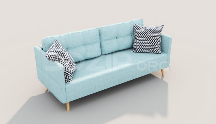 7208. Free 3Ds Max Sofa Model Download