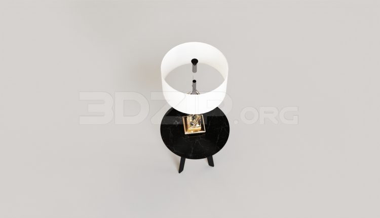 7225. Free 3Ds Max Table Lamp Model Download