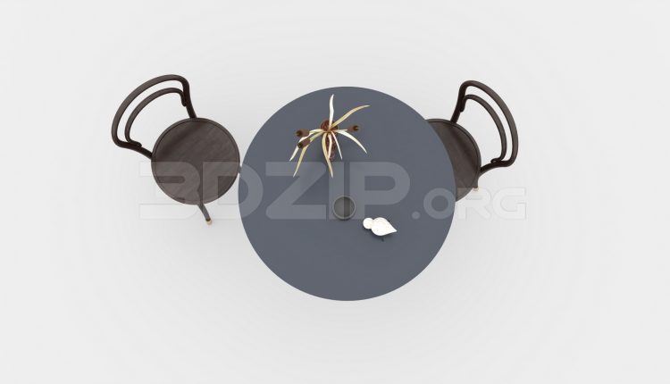 7229. Free 3Ds Max Table And Chair Model Download
