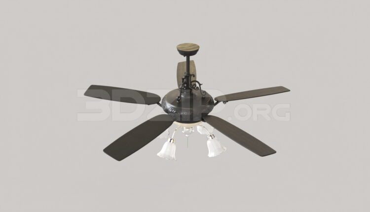 7290. Free 3Ds Max Ceiling Fans Model Download
