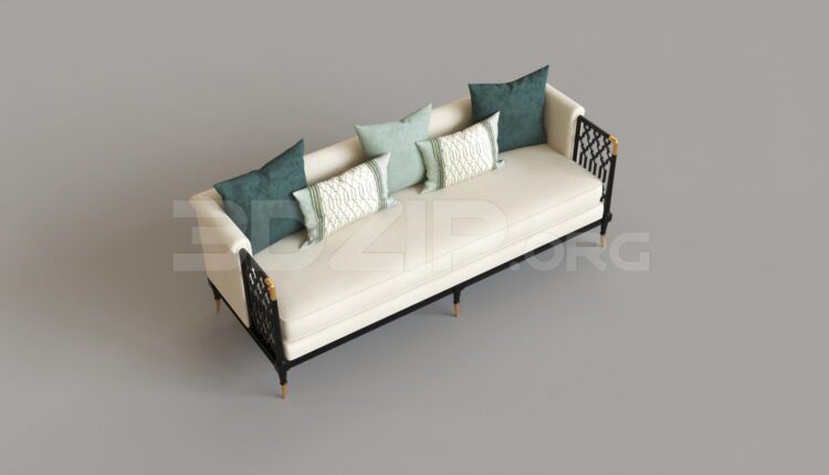 7291. Free 3Ds Max Sofa Model Download