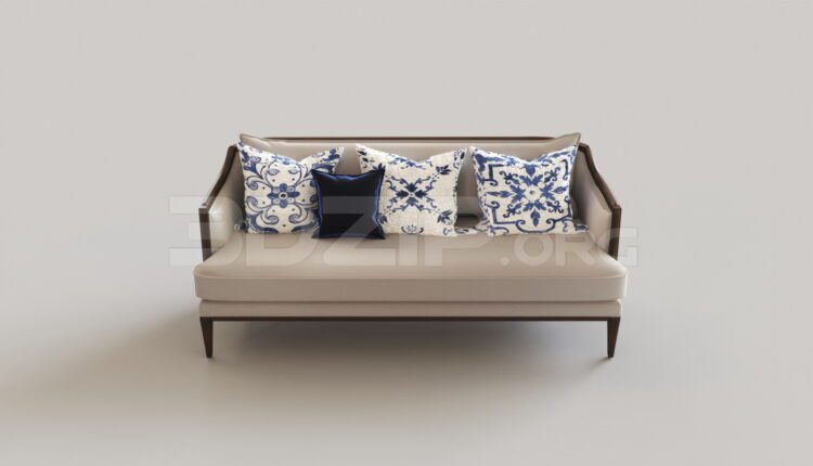 7302. Free 3Ds Max Sofa Model Download