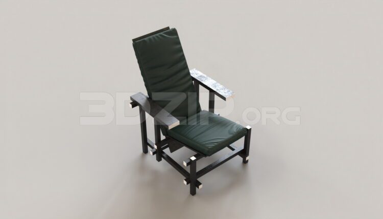 7317. Free 3Ds Max Armchair Model Download