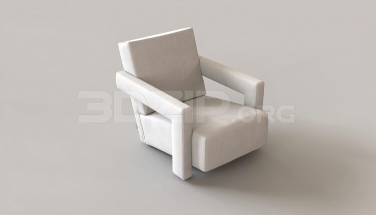 7321. Free 3Ds Max Armchair Model Download