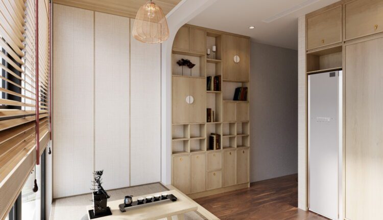 11461. 3Ds Max Phòng Thiền Interior Model Download