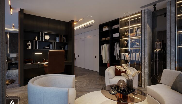 13552. 3Ds Max Master Bedroom Interior Model Download by Duc Thang