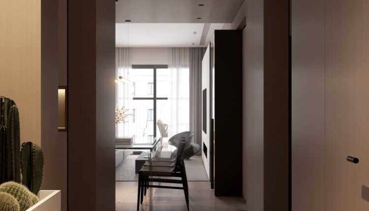 13557. 3Ds Max Living Room Interior Model Download by Quang Dung