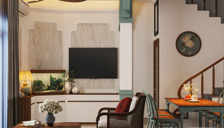 13558. 3Ds Max Living Room Interior Model Download by Thanh Luan