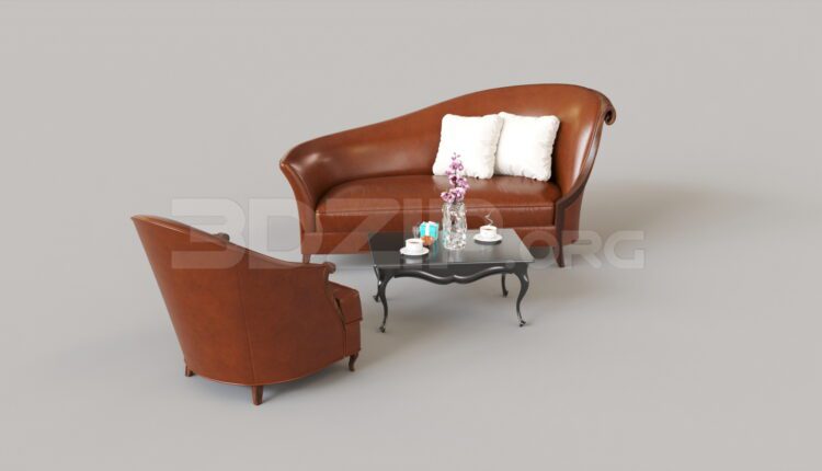 7372. Free 3Ds Max Sofa Model Download