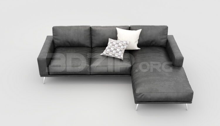 7402. Free 3Ds Max Sofa Model Download