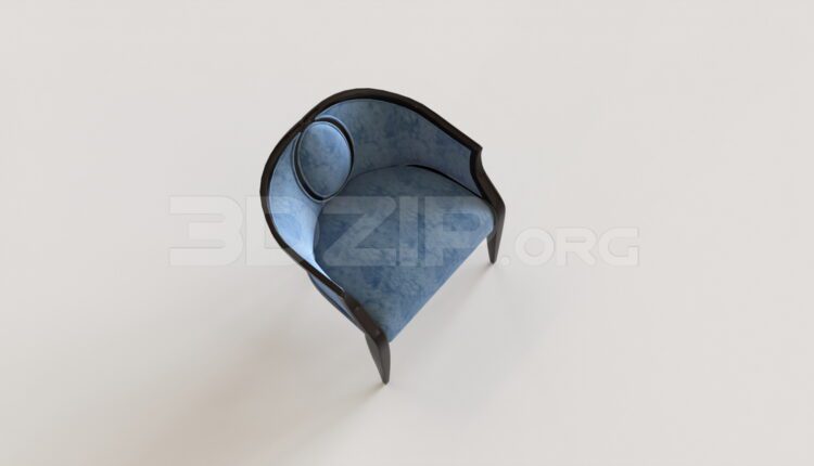 7425. Free 3Ds Max Armchair Model Download