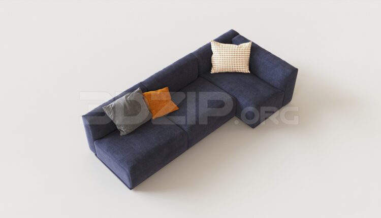 7487. Free 3Ds Max Sofa Model Download (1)