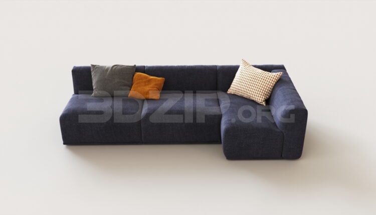 7487. Free 3Ds Max Sofa Model Download (2)