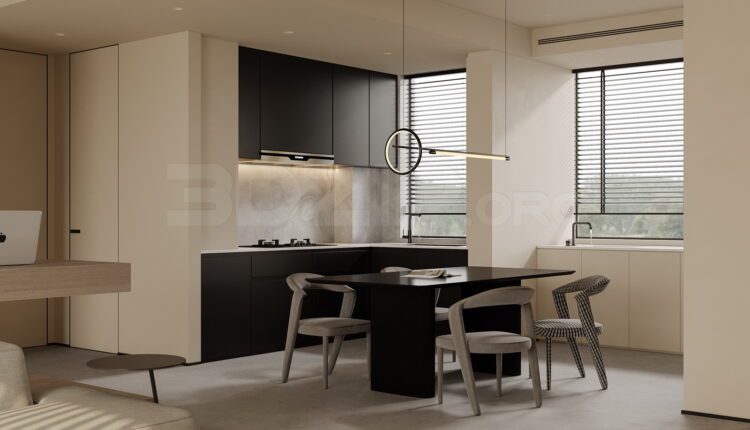 11463. Download Free 3Ds Max Apartment Interior Model