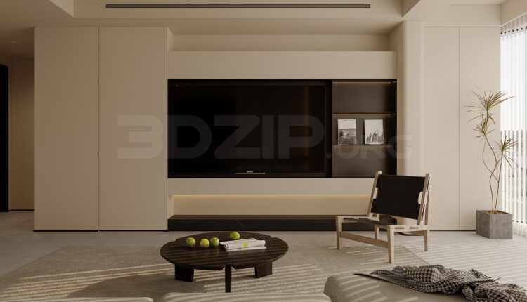 11463. Download Free 3Ds Max Apartment Interior Model