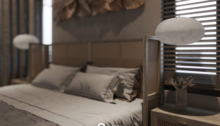 13566. 3Ds Max Bedroom Interior Model Download by Leo Nguyen (6)