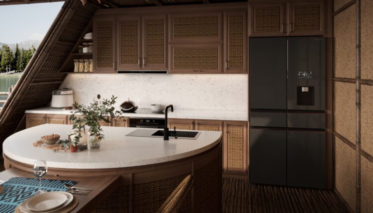 13570. Free 3Ds Max Kitchen – Diningroom Interior Model Download by Hoang Dat