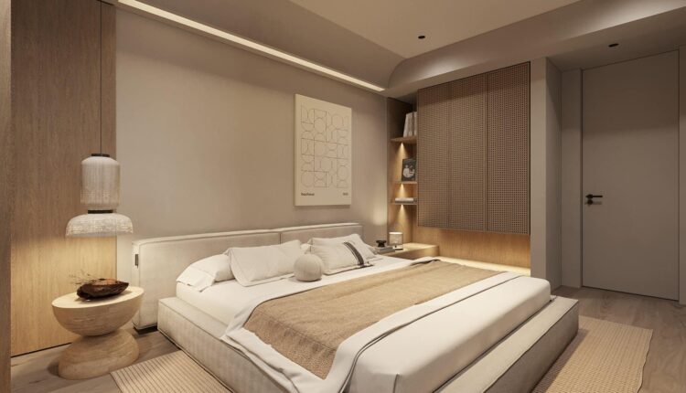 13578. 3Ds Max Bedroom Interior Model Download by Quang Dũng