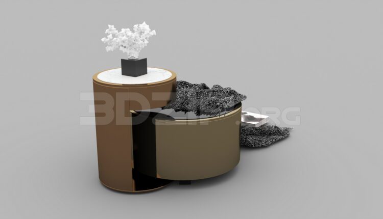 7583. Free 3Ds Max Table Work Model Download