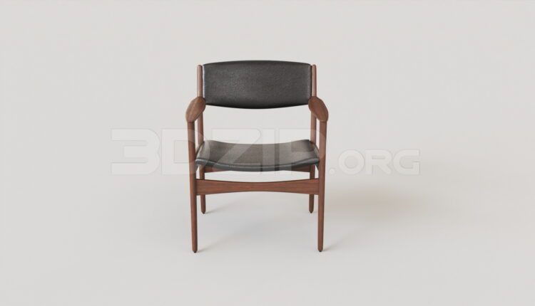 7615. Free 3Ds Max Armchair Model Download (2)