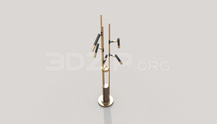 7620. Free 3Ds Max Floor Lamp Model Download