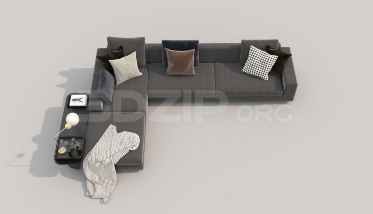 7626. Free 3Ds Max Sofa Model Download