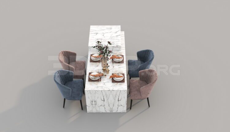 7636. Free 3Ds Max Kitchen Island Model Download