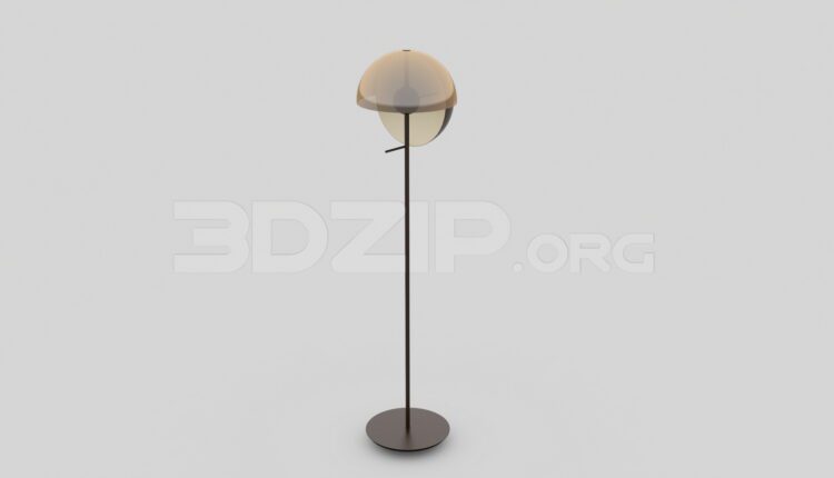 7649. Free 3Ds Max Floor Lamp Model Download