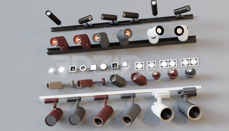 11467. Free 3Ds Max Ceiling Lights Models Download