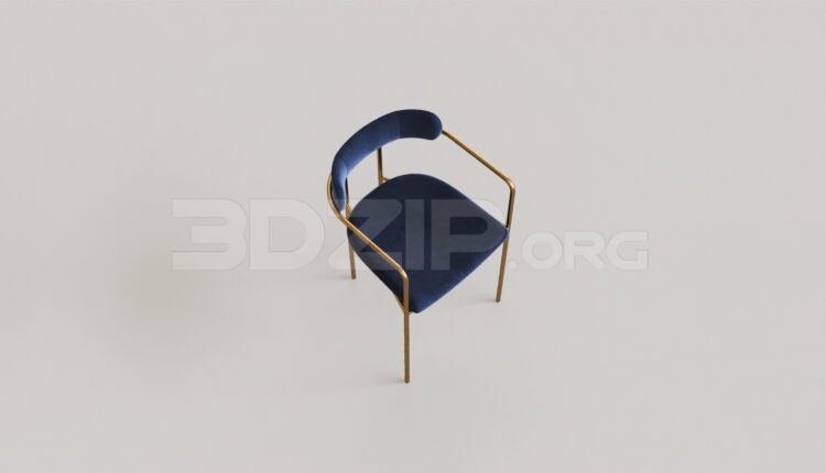 7706. Free 3Ds Max Armchair Model Download