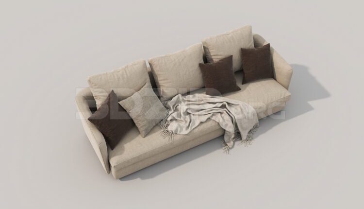 7711. Free 3Ds Max Sofa Model Download