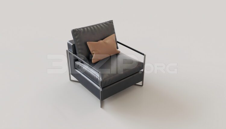 7745. Free 3Ds Max Armchair Model Download