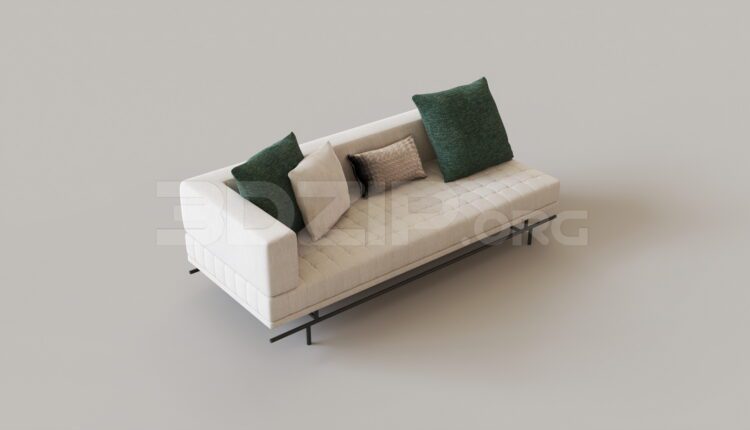 7763. Free 3Ds Max Sofa Model Download