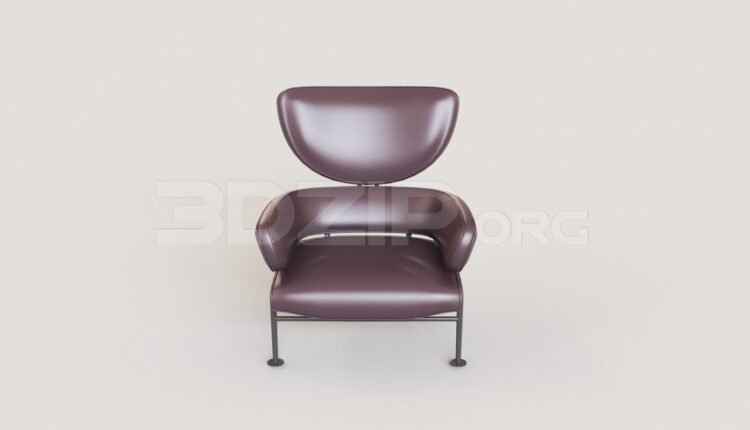 7764. Free 3Ds Max Armchair Model Download