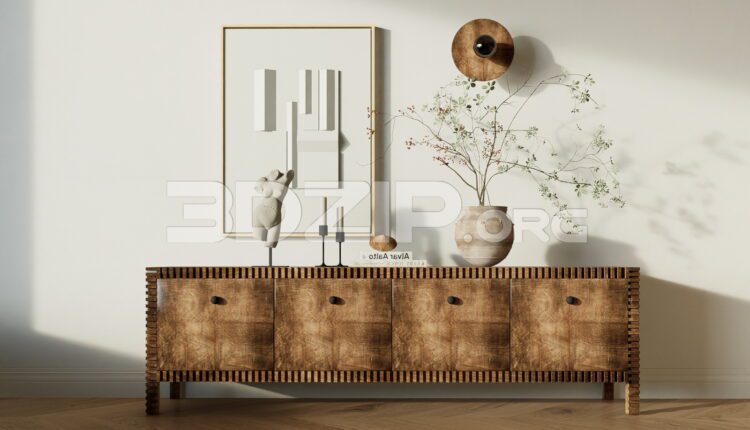 11494. Free 3Ds Max Console Table Model Download